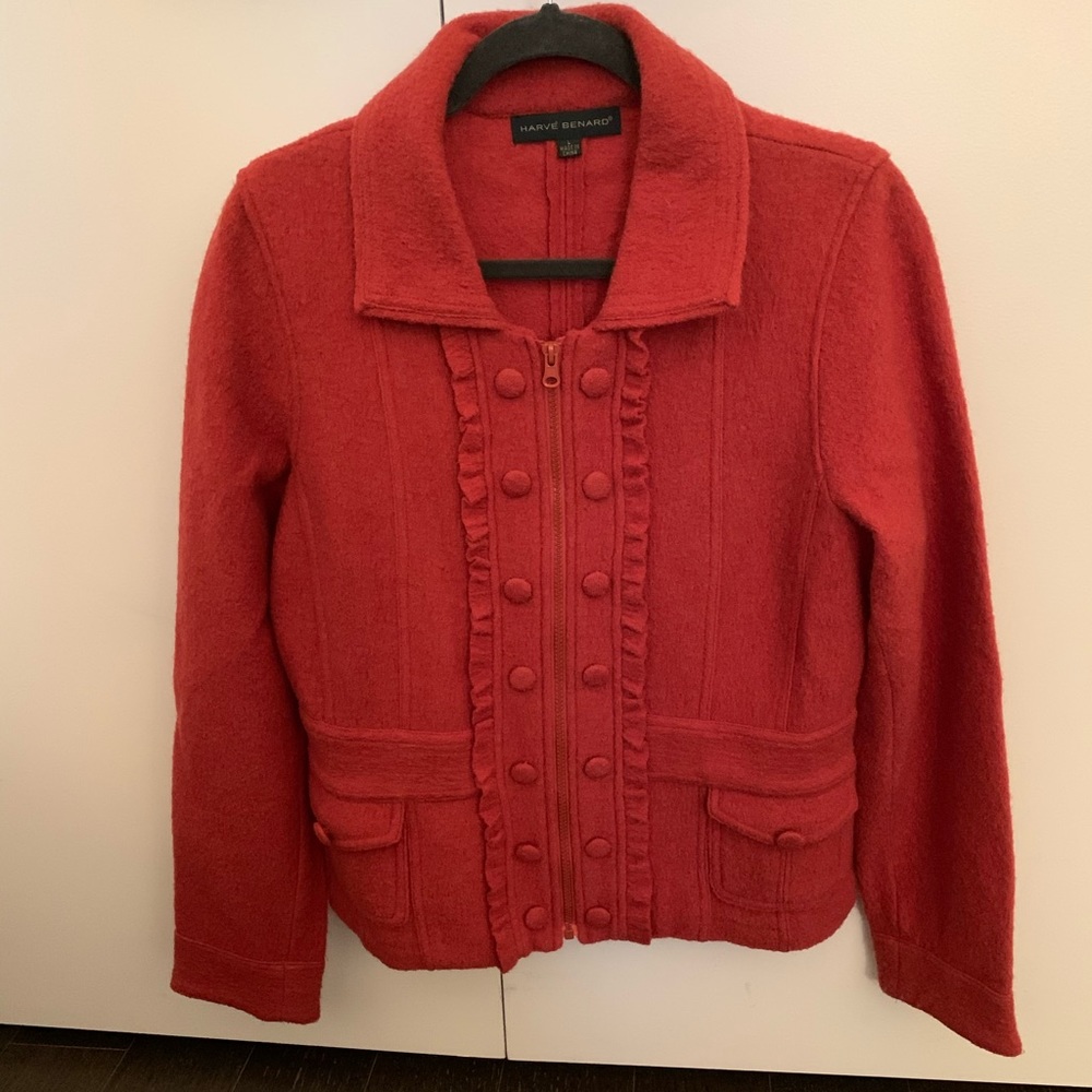 Wool Jacket with Zipper